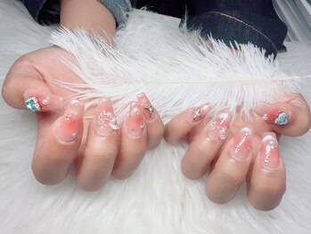 スノーネイルサロン 新宿店(Snow nail salon)/チークマグネットフレンチ