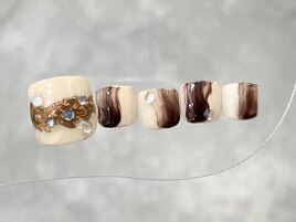 くすみニュアンスネイル