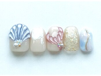 きれい de チュッ 桜ビル店/8月キャンペーンネイル