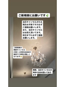 アイネクライネ(einekleine)/注意事項