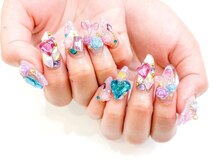 ネイルコレクション ピンク(Nail Collection Pink)/スカルプ放題♪カラフルビジュー