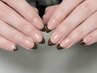 -Hand-フレンチネイル ※フレンチの形変更OK!(ベースカラー有) 90分 ¥7580