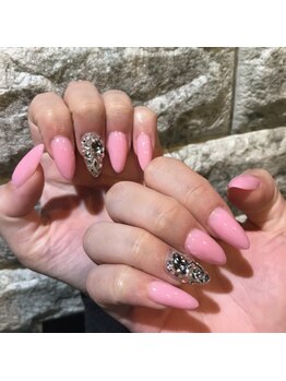 ラウンジ 町田店(RounGe)/【スカルプ】ピンクネイル