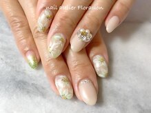ネイルアトリエ フロラシオン/贅沢アートの褒められネイル67