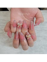 ユジャスタイル(Yooja style)/キラキラワンホンネイル