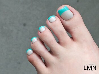 エルエムエヌ(LMN)/Blue / フット フレンチネイル