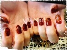 シーエスネイル 元住吉店(CS NAIL)/べっ甲ネイル♪