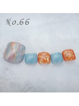 はあとねいる 渋谷三丁目店/フットネイル：No.66