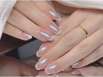 クイーンネイル 新宿(Queen nail)/フレンチ+オローラ