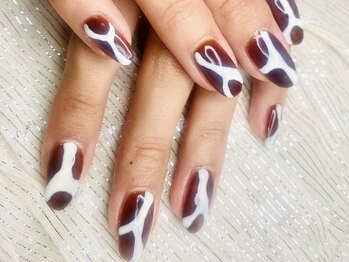 ケアビューティサロン(care beauty salon)/チップ長さ出しデザインネイル