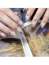 ピンク/ストーン/シンプル