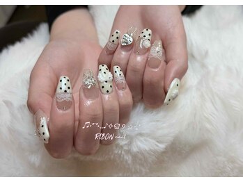 リボン 高田馬場(RIBON)/アートやり放題パーツ付け放題