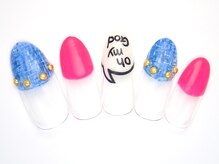 ワンネイル(ONE NAIL)/＃フレンチネイル＃デニム