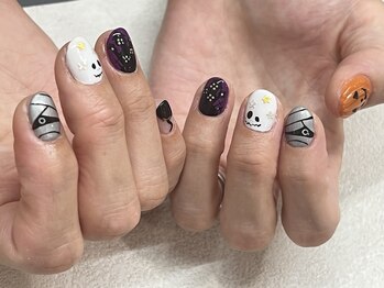 ウルネイルスタジオ(Uru nailstudio)/ハロウィン　お持ち込みデザイン