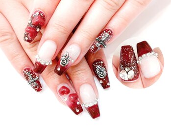 ネイルコレクション ピンク(Nail Collection Pink)/スカルプ付け放題☆ゴシック