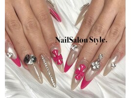 長さだしスカルプクロムネイル