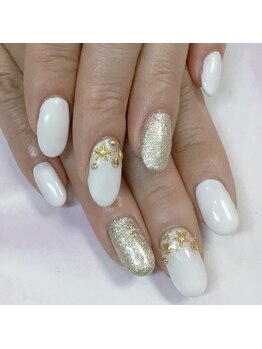 ネイルサロン ビューティーマジック 川口店/キラキラマリンネイル