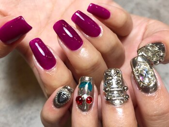 イデアル(ideal)/ジェルデザインフリー5本アート