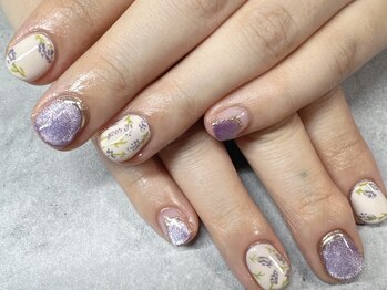 エヌドットプラスネイル(N.plus NaiL)/ラベンダーネイル