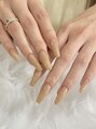 トゥルーネイル アンド アイ 錦糸町店(TRU NAIL & EYE)&nbsp;マロンワンカラー　ロングネイルワンカラー最高にかわいいです◎