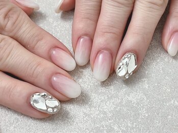 ルミエナ 銀座(Lumiena Ginza)の写真/【新規ワンカラー5000円～】≪パラジェル≫オトナ女性向け綺麗系・オフィス系デザイン多数！上品な指元に♪