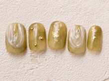 アイネイルズ 渋谷店(I nails)/もやもやインクニュアンス