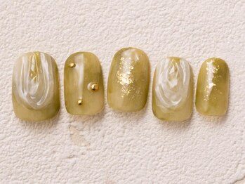 アイネイルズ 渋谷店(I nails)/もやもやインクニュアンス