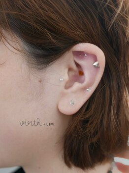 バースプラスリム(virth+LIM)/耳ツボジュエリー