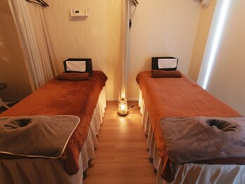 康楽堂/2つベッド隣同士で予約できます