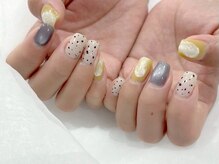 シ ベル 梅田茶屋町店 ネイル(Ci belle)/ニュアンスネイル/くすみカラー