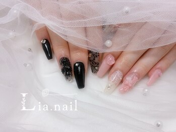 リアネイル(Lia.nail)/【アクリル】90分やり放題ア-ト