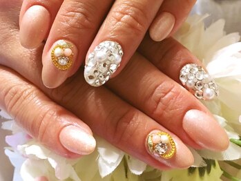 アンベリール ネイルサロンアンドスクール(embellir)/キラキラ冬ネイル¥5900