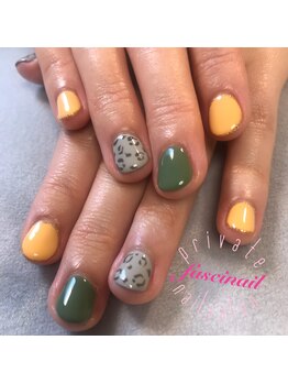 ファッシネイル(fascinail)/大人レオパードネイル