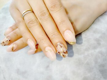 ネイルサロン シェル(Nail Salon SHELL)/レオパードネイル♪