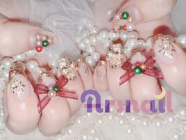 クリスマスネイル