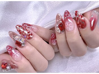 エムズ ネイルサロン(M2)/レッドクリスマス