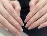 【人気No.3】チークネイル&パーツ2つ　7800円→6800円
