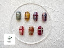 ネイリット 銀座(Nailit)/マグネットチェックネイル