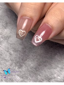 モルフォ 千駄ヶ谷(Morpho)/自爪伸ばし中ハートマグネイル