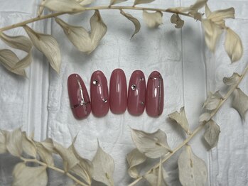 ブリスフルハピネス(Blissful happiness)/定額ネイル(simple)秋冬ver.