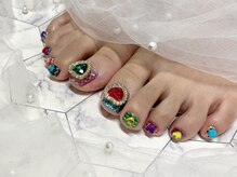 サロンドフェイス 木曽川店(Salon de Faith)/FOOTゴテゴテネイル
