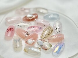 ワンカラーにプラスデザイン♪