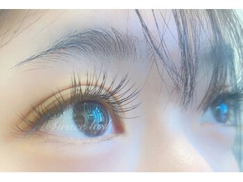 グラスラッシュ 小瀬店(Grace lash)の写真/軽い毛質なので持続性抜群◎【フラットラッシュ80本￥4,670】今までの常識を覆す高技術を是非♪