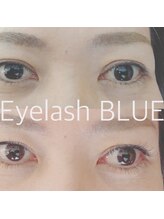 アイラッシュブルー(Eyelash BLUE)/フラットラッシュ80本