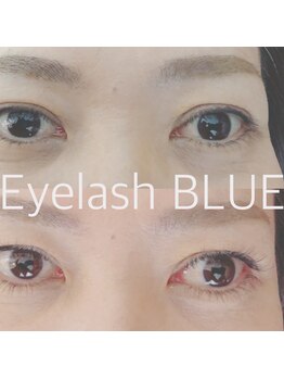 アイラッシュブルー(Eyelash BLUE)/フラットラッシュ80本