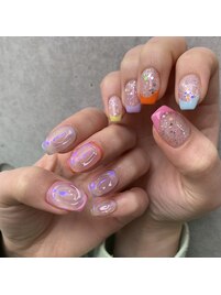 プルプルカラフルネイル☆