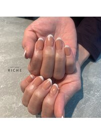 王道上品フレンチネイル
