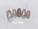 大人花柄ネイル全員￥8500