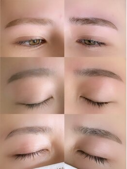 3104の写真/【アイブロウ¥3,850/アイブロウ&パリジェンヌ¥9,350】カウンセリングで理想の目元に☆メイク時間短縮にも◎