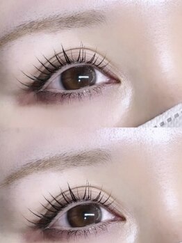 エムラッシュ(М LASH)の写真/自まつ毛が伸びたようなナチュラルEYEに!自然で美しい仕上がりを実現◎ビューラーいらずでメイクが楽ちん♪